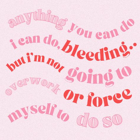 A reminder that REST on your period is essential! Do not feel guilty for needing to go slower during these days❤️ Period Products Aesthetic, Period Affirmations, Period Empowerment, Menstruation Humor, Cycle Awareness, Period Positivity, Period Facts, Period Aesthetic, Period Power