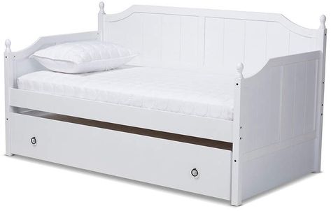 White Daybed, Full Daybed, Full Size Daybed, Twin Daybed With Trundle, Sofa And Bed, Farmhouse White, American Signature Furniture, Daybed With Trundle, Value City Furniture