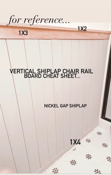 Barnwood Chair Rail, Wood Ledge Bathroom, Stairway Shiplap Ideas, Shiplap Chair Rail Bedroom, Laundry Room Chair Rail, Shiplap Wall With Chair Rail, Shiplap On Half Wall, Vertical Painted Shiplap, Shiplap Half Wall Hallway