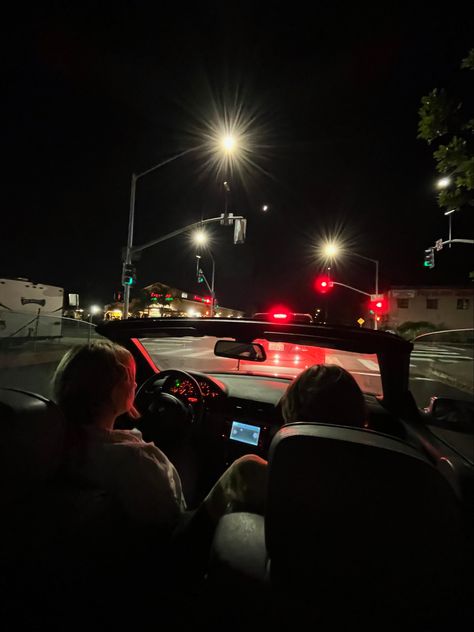 Convertible Aesthetic Night, Driving Convertible Aesthetic, Convertable Cars Photoshoot, Convertible Car Aesthetic Girl, Audi Convertible Aesthetic, Convertibles Aesthetic, Red Convertible Aesthetic, Convertible Poses, Bmw Convertible Aesthetic