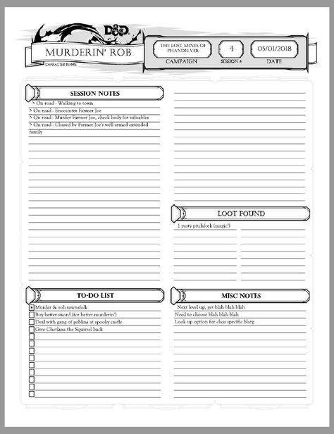 Dnd Notes Template, Dm Notes Template, Dnd Session Notes, Dnd Notes, Dnd Notebook, Dnd Character Sheet, Box Project, Inspiration Journal, Diy Home Gym