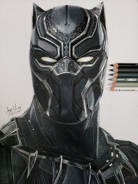 Black Panther Civil War suit is definitely my favorite. Hope you like it :) Black Panther Drawing Marvel, Dessin Black Panther, Black Panther Dibujo, Drawing Reference Easy, Drawing Black Panther, Art Inspiration Drawing Ideas, Cool Art Sketches, Black Panther Sketch, Black Panther Portrait