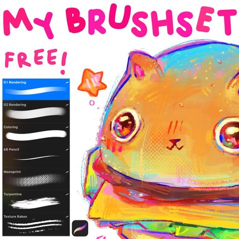 Free Impori Brush Set for Procreate - LIBRIUM Procreate Art References, Digital Brushes Procreate, Hessen, Procreate Qr Code Brushes, Good Brushes On Procreate, How To Download Procreate Brushes, Free Sketch Brushes Procreate, Procreate Brush Codes, Good Procreate Brushes Free