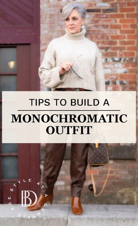 Styling Monochrome Outfits, Classic Monochrome Outfit, Monochromatic Fashion Women, Monochromatic Looks Outfits, Monocratic Outfits, Monochrome Outfits For Women, Monochromatic Outfit Casual, Casual Monochromatic Outfit, Monochromatic Outfit Winter