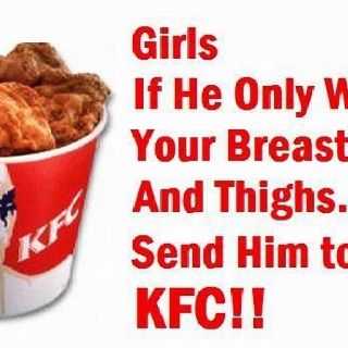 KFC Cartoon Jokes, A Sign, Bones Funny, Good Advice, Fried Chicken, Make Me Smile, No. 2, Favorite Quotes, Dog Food Recipes