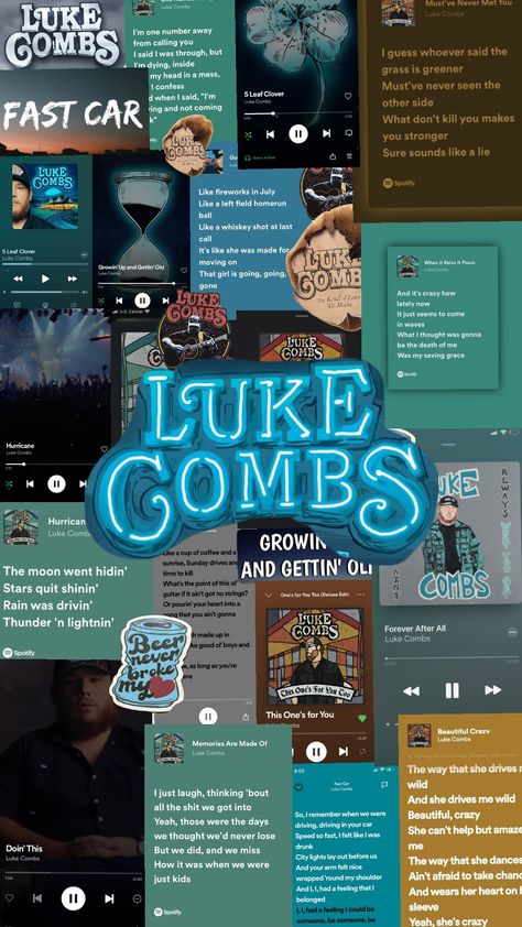 Luke Combs Wallpaper Iphone, Luke Combs Poster, Luke Combs Wallpaper, Western Backgrounds, Hunting Backgrounds, Country Boy Can Survive, Everything Lyrics, Fun Wallpapers, Country Wallpaper