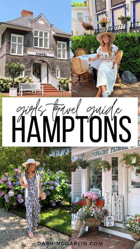 WEEKEND TRAVEL GUIDE TO THE HAMPTONS - Dashing Darlin' Hampton Street Style, Hamptons In The Fall, East Hampton Bachelorette, The Hamptons Bachelorette, Hamptons Weekend Outfits, Hamptons Vacation Outfit, Weekend In The Hamptons Outfits, Hamptons Itinerary, The Hamptons Fashion