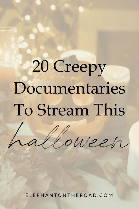 20 Creepy Documentaries To Stream This Halloween (& Where To Watch Them) Spooky Documentaries, Creepy Documentaries, Scary Documentaries, Spooky Spaghetti, Documentaries To Watch, Scary Movies To Watch, Spooky Books, Halloween Watch, Ufos Are Real