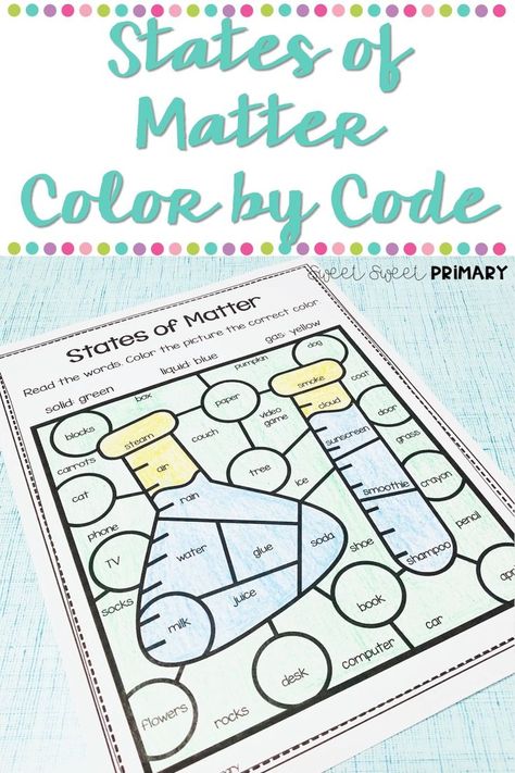 Second Grade Matter Activities, Properties Of Matter 1st Grade, States Of Matter Grade 2, States Of Matter 2nd Grade, States Of Matter Activities 2nd Grade, States Of Matter Kindergarten, Matter Activities For Kids, State Of Matter Project Ideas, States Of Matter Experiments