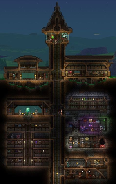 Terraria Design Ideas, House Ideas Terraria, Terraria Relic Room, Terraria Workshop, Terraria Houses Ideas, Terraria Building Ideas, Terraria Room Ideas, Terraria Crafting Room, Terraria Storage Room Ideas