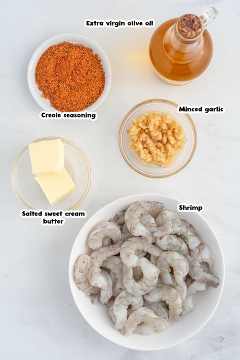 Cajun Garlic Butter Shrimp, Shrimp Seasoning Recipes, How To Season Shrimp, Cajun Butter Shrimp, Seasoning Shrimp, Baby Shrimp Recipes, Cajun Seasoning Recipe, Fried Shrimp Recipes, Cajun Shrimp Recipes