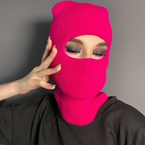 Pink Ski Mask, Ski Balaclava, Ski Masks, Christmas Beanie, Winter Face, Ski Girl, Image Swag, Mask Girl, Full Face Mask