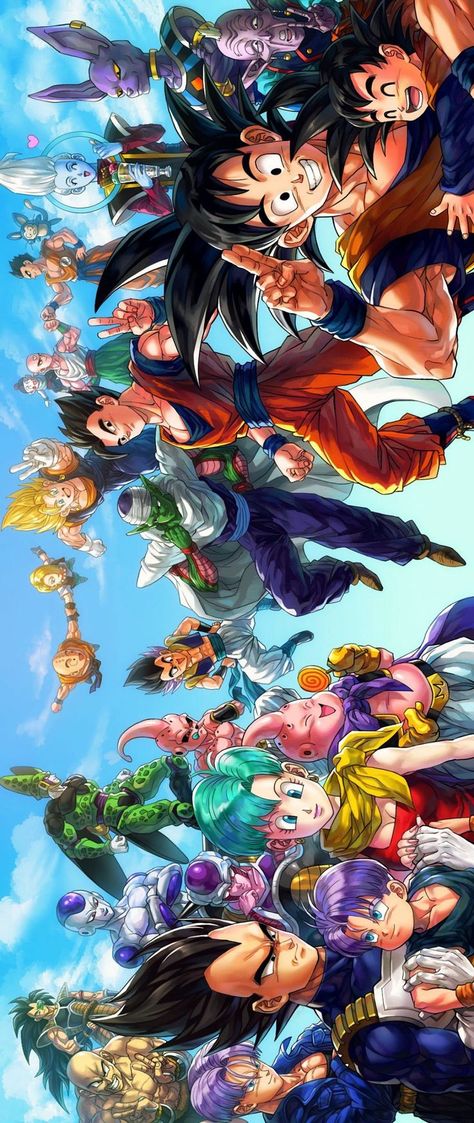 Seni Mural, Dragon Ball Z Iphone Wallpaper, Image Dbz, Seni Pop, Dragon Ball Tattoo, Dragon Ball Wallpaper Iphone, Goku Wallpaper, Dragon Ball Painting, Dragon Ball Super Wallpapers