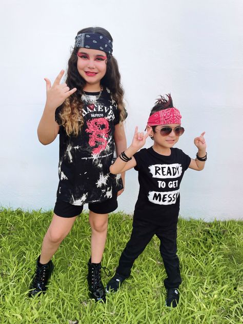 Rockstar Spirit Day, Rock Star Dress Up Day School, Kids Rockstar Costume Diy, Rockstar Outfit For Kids Boys, Rockstar Dress Up, Rockstar Dress Up Day At School, Rockstar Costume Kids, Rock Star Day At School, Rockstar Costume Diy