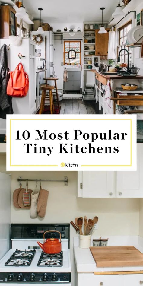 Tiny Cabin Kitchen, Small Kitchen Ideas Layout, Tiny Cottage Kitchen, Kitchen Organizing Ideas, Real Kitchens, Tiny Kitchens, Tiny Kitchen Design, Small Cottage Kitchen, Rental Kitchen