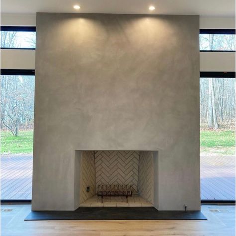 Fireplaces – Earthaus Plaster Lime Slurry, Moroccan Tadelakt, Plaster Fireplace, Stucco Fireplace, Stucco Finishes, Cottage Fireplace, Lime Plaster, Plaster Finish, Masonry Fireplace