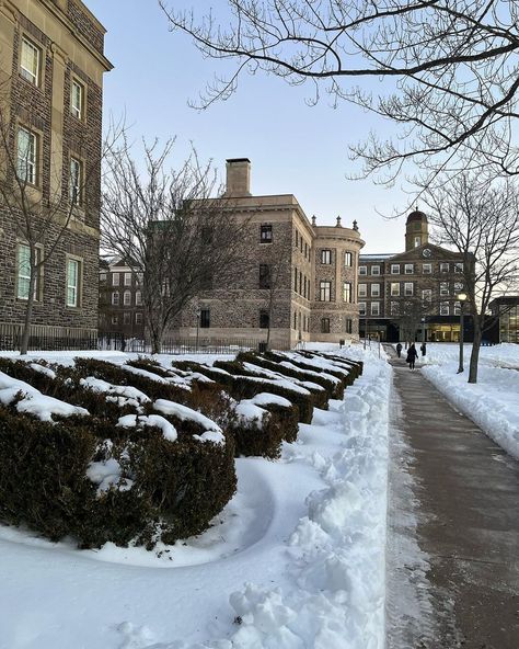 Dalhousie University Aesthetic, Marquette University Aesthetic, Dalhousie Aesthetic, Winter College Aesthetic, Romanticizing Winter, Dalhousie University, College Theme, Winter Semester, College Vibes