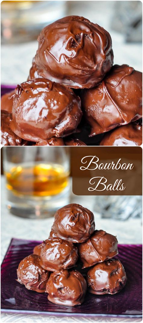 Bourbon Balls...or Rum Balls...or Brandy Balls...or... Brandy Balls, Boozy Treats, Bourbon Balls, Diy Easy Recipes, Chocolate Balls, Rum Balls, Homemade Candies, Balls Recipe, Holiday Cooking