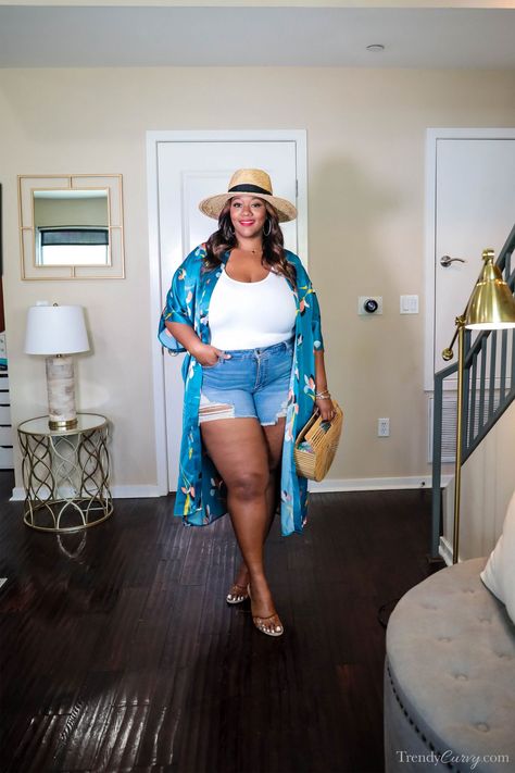 Plus Size Vacation Looks - Trendy Curvy Plus Size Cruise Outfits, Plus Size Beach Outfits, Mexico Vacation Outfits, Vacation Outfit Ideas, Plus Size Summer Fashion, Florida Outfits, Outfits For Mexico, Miami Outfits, Hawaii Outfits