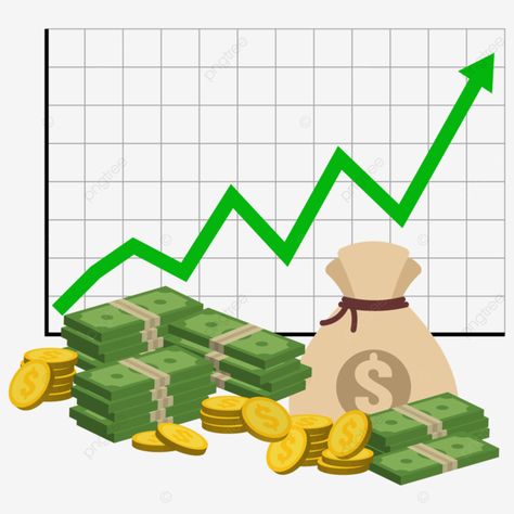 Green Arow, Grow Chart, Disney Amor, Up Arrow, Trading Charts, Chart Design, Profitable Business, Png Transparent Background, Us History