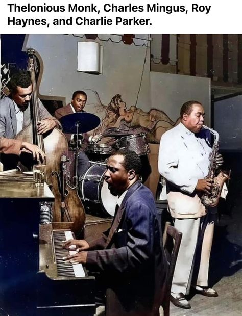 Arte Jazz, Charles Mingus, Charlie Parker, Anne Francis, Musician Photography, Thelonious Monk, Classic Jazz, Band Outfits, Band Photography