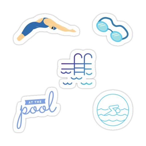 Swimming Locker Decorations, Swim Wallpaper Swimmers, Swim Stickers, Swimming Stickers, Backstroke Swimming, Swim Stickers Swimmers, Diving Stickers, Breaststroke Swimming, Swim Water Bottle Stickers