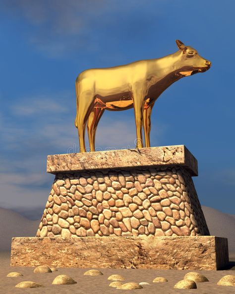 Golden Calf. The golden calf as described in the book of Exodus , #AFFILIATE, #golden, #Calf, #Golden, #Exodus, #book #ad The Golden Calf, Golden Calf, Book Of Exodus, Idol Worship, Bible Pictures, Childrens Church, Bible School, Old Testament, Bible Stories