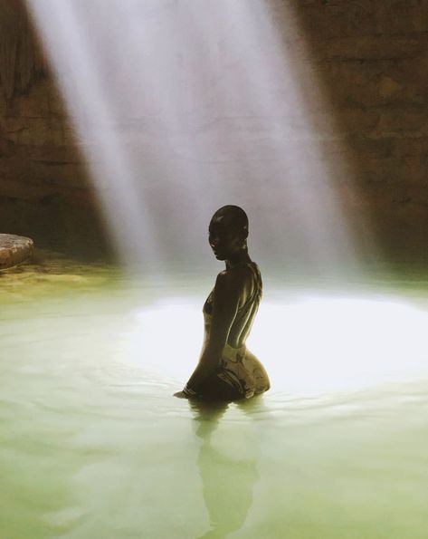 zikomo on Tumblr Elysian Aesthetic, Black Photography, Photographie Inspo, Sacred Feminine, Body Of Water, Foto Art, Foto Inspiration, Black Women Art, Black Magic