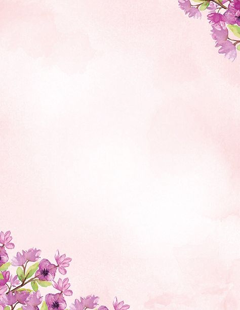 AmazonSmile: 100 Stationery Writing Paper, with Cute Floral Designs Perfect for Notes or Letter Writing - Violets: Office Products Designer Sheets Paper For Writing, Letter Paper Design, Cute Letter Paper, Wallpaper In Phone, Well Paper, Letter Background, Decorated Paper, Notes Paper, Cute Note