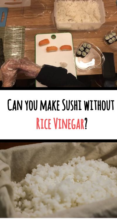 Rice Vinegar Substitute, Sushi Rice Without Rice Vinegar, Substitute For Rice Vinegar, Sushi Without Rice, Easy Homemade Sushi, Best Sushi Rice, Sushi Rice Recipes, Sushi Vinegar, Sushi Ingredients