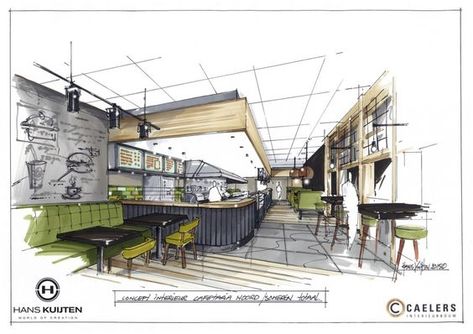 Cafe Canvas: Interior Sketch Harmony Big Houses Interior, Interior Architecture Sketch, Furniture Design Sketches, Interior Design Renderings, Interior Architecture Drawing, Drawing Interior, Interior Design Drawings, Interior Design Sketch, Interior Design Sketches