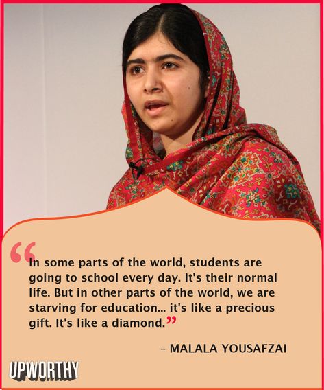 3 Incredible Quotes From Nobel Prize Winner Malala Yousafzai Confirm She Deserves All The Awards Malala Yousafzai Quotes, Incredible Quote, James D'arcy, Nobel Prize Winners, Malala Yousafzai, Quotes Education, Teacher Technology, Education Motivation, Education Quotes For Teachers