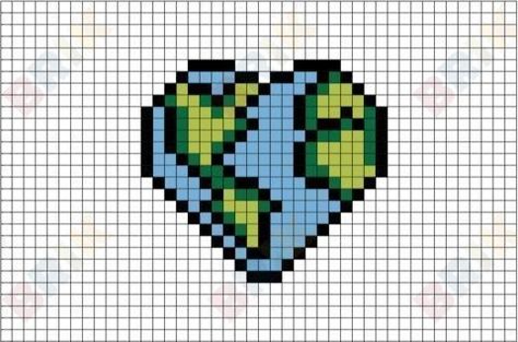 Pixel Art Coeur, Heart Pixel Art, Pixel Art Animals, Modele Pixel Art, 8 Bit Art, Graph Paper Drawings, Easy Pixel Art, Pixel Art Templates, 8bit Art