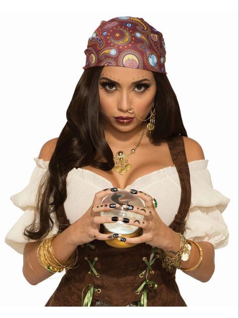 Fortune Teller Costume Diy, Fortune Teller Costume, Hot Halloween Outfits, Halloween Makeup Inspiration, Costumes For Teens, Trendy Halloween Costumes, Halloween Costume Outfits, Halloween Costumes Makeup, Halloween Inspo