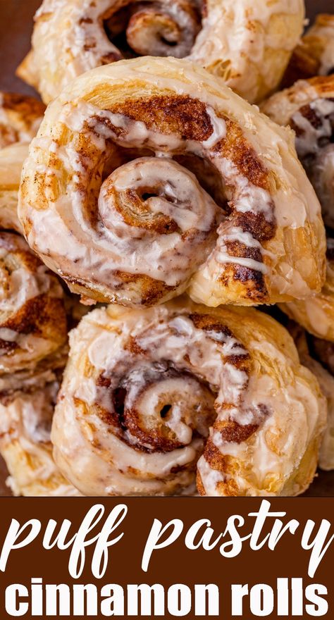 Brioche, Pie, Puff Pastry Cinnamon Roll, Cinnamon Rolls Made With Puff Pastry, Puff Pastry Recipes Cinnamon Rolls, Ready Rolled Puff Pastry Recipes, Cinnamon Pastry Twists, Cinnamon Danish Pastry, Ready Made Pastry Recipes