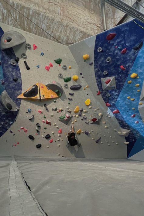 #boulder #climbing #aesthetic Climbing Aesthetic Rock, Climbing Wall Aesthetic, Wall Climbing Aesthetic, Bouldering Gym Aesthetic, Boulder Aesthetic, Bouldering Aesthetic, Indoor Rock Climbing Aesthetic, Indoor Bouldering Aesthetic, Rock Climbing Wall Aesthetic