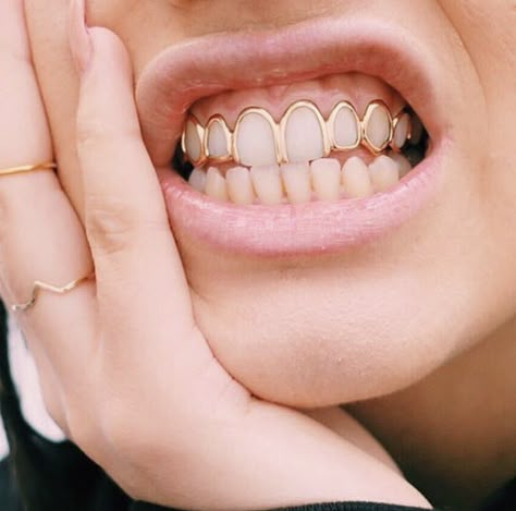 Gold Tooth Cap, Bottom Grill, Tooth Cap, Girl Grillz, Teeth Grills, Bottom Teeth, Dental Advertising, Hair And Skin Vitamins, Teeth Gems