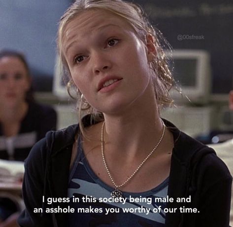 10 Things I Hate About You, Julia Stiles, I Love Cinema, Movie Lines, Mia 3, Film Quotes, Tv Quotes, Chuck Norris, Iconic Movies