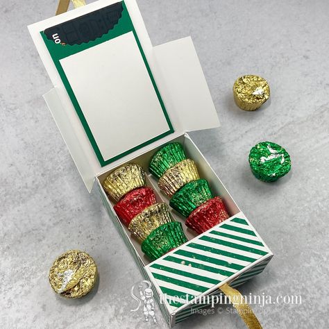 Leaves Of Holly, Christmas Treats Holders, Christmas Treats Boxes, Gift Cards Money, Christmas Gift Card Holders, Gift Card Boxes, Stampin Up Project, Candy Crafts, Cardmaking Ideas