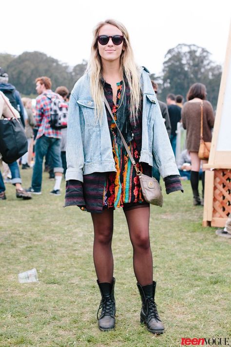 San Francisco Shows off Festival Style (with a Chilly Twist!) at Outside Lands | Teen Vogue Outsidelands Outfit, Rainy Festival Outfit, Cold Festival Outfit, Outside Lands Festival, Winter Festival Outfit, Outside Lands, Outfit Festival, Summer Festival Outfit, Music Festival Fashion