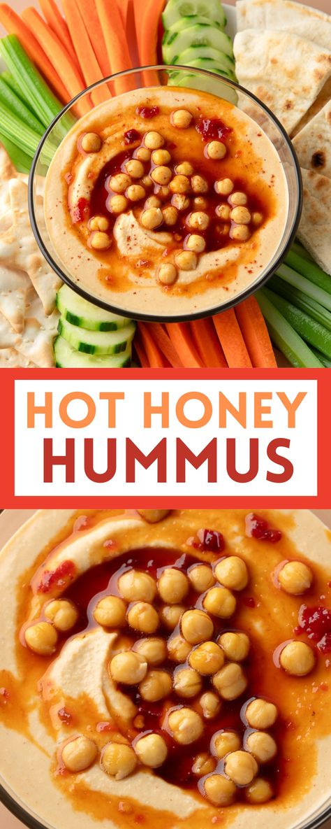 hot honey hummus veggie platter Hummus Recipe Flavors, Peanut Butter Hummus Recipe, Hot Honey Hummus Recipe, Pesto Hummus Recipe, Hummus Boards Ideas, Hummus Dip Ideas, Hummus Topping Ideas, Flavored Hummus Recipe, Hot Honey Appetizer Recipes