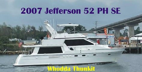 Cabin Cruisers For Sale, Cabin Cruiser Boat, Cabin Windows, Safety Lights, Side Deck, Cabin Cruiser, Cummins Engine, Heat Exchanger, Built In Furniture