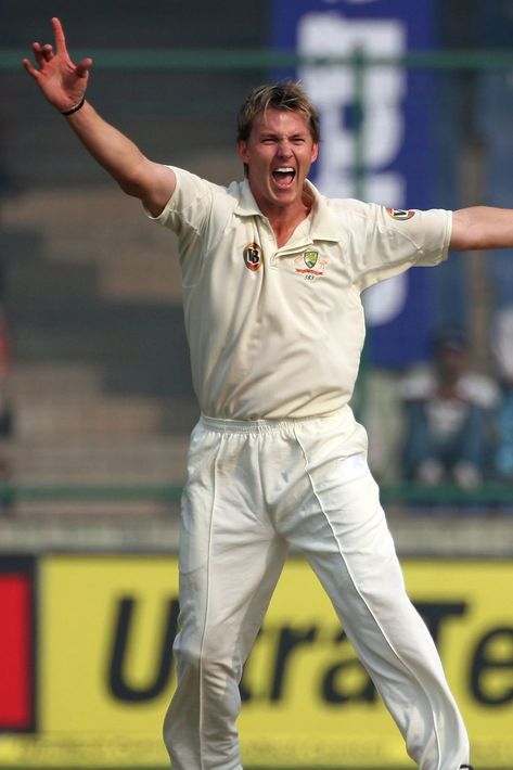 Before the likes of James Anderson and Dale Steyn were at their peak, one man personified quality fast bowling in the early part of the first decade of the 21st century. That man was Brett Lee. AFP Between 1999 and 2012, he delivered some stunning performances that left some of the best batters clueless about how to take him on. Blessed with speed, accuracy and a nagging line and length, not to mention a graceful action, Brett Lee had all the qualities that a great fast bowler requires. Oh, don' Dale Steyn, Brett Lee, Fast Bowling, James Anderson, Cricket Wallpapers, Clueless, 21st Century, Bowling, Actors