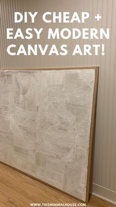 Canvas Art Step By Step, Art Diy Canvas, Canvas Art Easy, Making Frames, Canvas Art Diy, Modern Art Diy, Drop Cloth Projects, Diy Canvas Art Easy, Canvas Drop Cloths