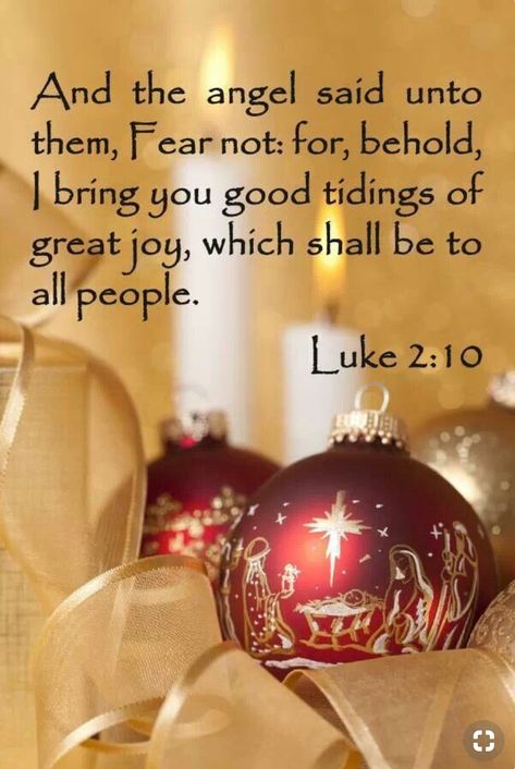 Religious Christmas Quotes, Luke 2 10, Christmas Scripture, Christmas Bible Verses, Christmas Bible, Luke 2, Front Yards, Christmas Blessings, Meaning Of Christmas