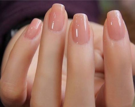 Pedicure Gel, Nail Shapes Squoval, Squoval Nails, Nude Nail Polish, Super Nails, Nail Art Wedding, Bride Nails, Ideas Nails, Nails Simple