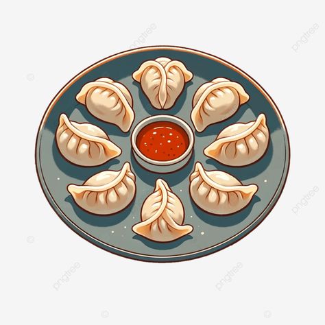 dumplings fried dumplings food illustration chinese painting lotus dumpling gourmet food png Easy Dumplings, Painting Lotus, Food Art Painting, New Years Dinner, Fried Dumplings, Food Doodles, Chinese Dumplings, Dumplings For Soup, Food Cartoon