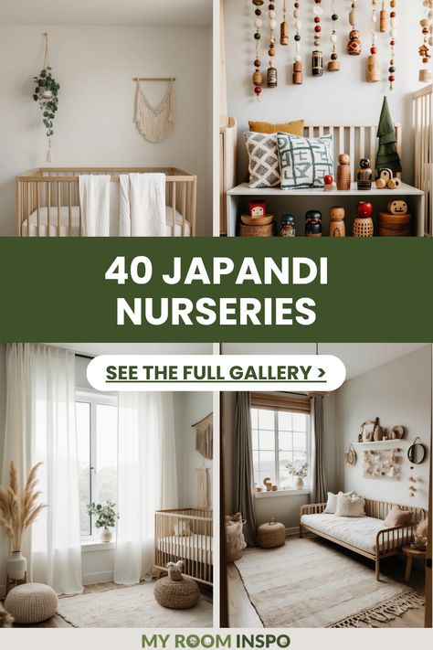 Explore 40 Japandi nursery designs featuring minimalist decor and natural elements. This pin uses 4 images showcasing calming color palettes, stylish furniture, and cozy layouts ideal for a serene baby environment. Japandi Kids Bedroom, Japandi Kids Room, Japandi Nursery, Scandinavian Nursery Ideas, Japanese Nursery, Unique Nursery Ideas, Japanese Simplicity, Clever Furniture, Calming Environment