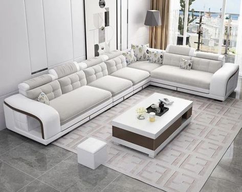 Dröm Hus Planer, Modern Living Room Sofa Set, बेडरूम डिजाइन, L Shaped Sofa Designs, Stylish Sofa Sets, Corner Sofa Living Room, Stylish Living Room Furniture, Sofa Couch Design, Luxury Sofa Living Room