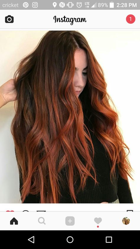 Auburn Ombre Hair, Auburn Hair Dye, Dark Roots Hair, Dark Auburn Hair, Dark Brunette Hair, Ginger Hair Color, Balayage Hair Dark, Hair Color Auburn, Trendy Hair Color